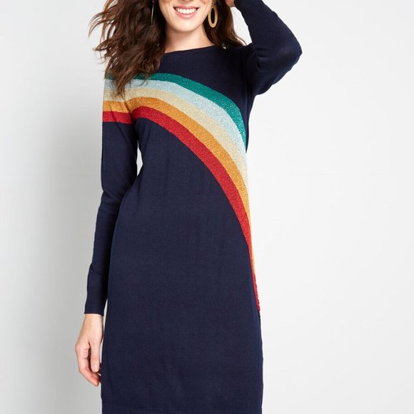 modcloth sweater dress